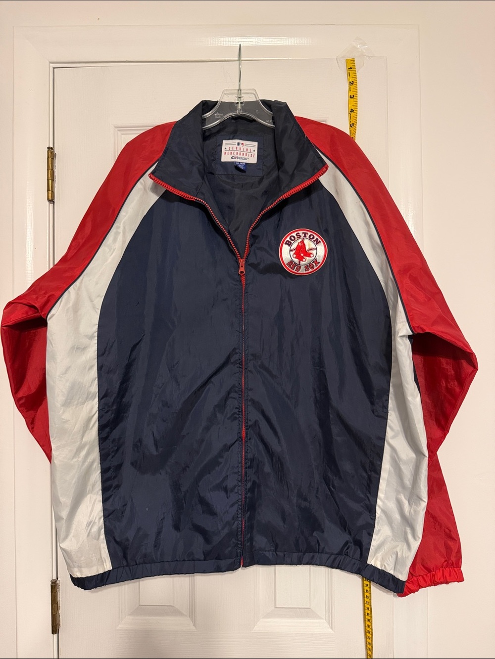 MLB Boston Red Sox Navy, Red & White Lightweight Jacket